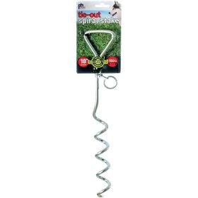 Prevue Pet Products 18 Inch Spiral TieOut Stake Heavy Duty