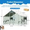 Extra Sturdy 3x2m Outdoor Metal Cat Cage – DIY Solid Wood Platform, Double Safety Lock & Enhanced Stability, Multi-Pet Use, Waterproof Tarp Included