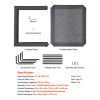 Elevated Dog Bed for Large Dogs, Portable Raised Dog Cot with Washable Pillow