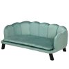 Dog sofa, pet bed, with four wooden legs, structurally stable