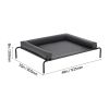 Elevated Dog Bed for Large Dogs, Portable Raised Dog Cot with Washable Pillow