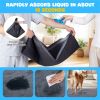 150 Pack Activated Carbon Dog Pee Pads 35.5"x24", Extra Large 6-Layer Odor Control Pet Training Pads