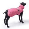 New Style Dog Winter Jacket with Waterproof Warm Polyester Filling Fabric-(pink , size XL)